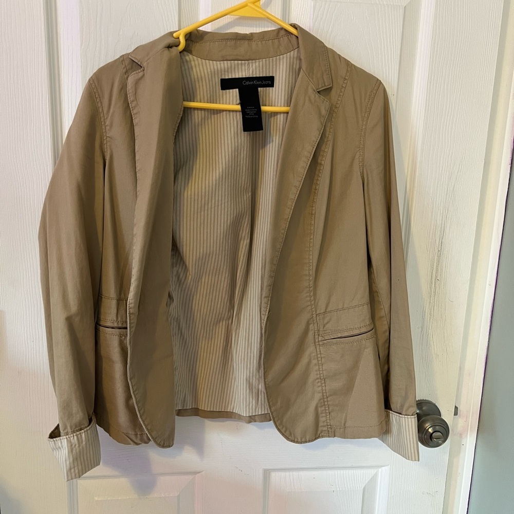 Calvin Klein beige jacket